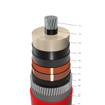 NA2XSR(AL)Y-1 сърцевина AL XLPE PVC с AWA броня